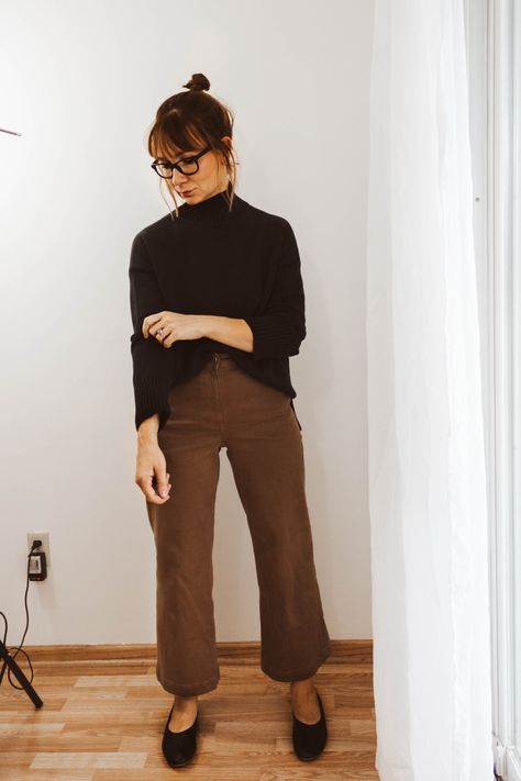 Fall Look Book Featuring Affordable Ethical Fashion - Therapist Style Work Outfits, Therapist Fashion, Therapist Outfits Women, Lab Clothes, Midsize Work Outfit, Bank Outfits, Maximalist Wardrobe, Fall Look Book, Karin Emily