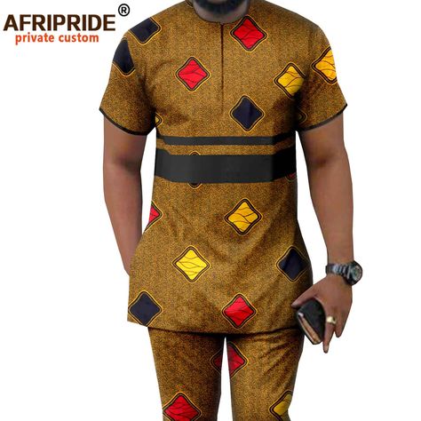 African Dashiki Shirt Mens Fashion, Best Ankara Styles For Men, Mens Ankara Clothing Styles, Ankara Men's Wear African Fashion, Men Ankara Styles Outfit Shirts & Tops, Men's Ankara Styles, Ankara Top For Men Short Sleeve, Simple Ankara Styles For Men, Ankara Men Shirt African Style Short Sleeve