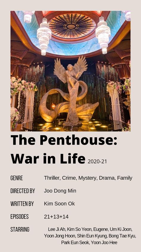 #penthouse #warinlife #kdrama #koreandrama The Penthouse Kdrama Poster, The Penthouse Poster, The Penthouse Drama, Kdrama Scrapbook, Penthouse Drama, Kdrama Posters, Kdrama List, Penthouse Kdrama, Kdrama Poster