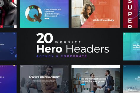 20 Website Hero Headers by KL-Webmedia on Envato Elements Hero Banner Design, Capability Statement, Hero Banner, Website Slider, Profile Banners, Instagram Banners, Banner Inspiration, Website Design Templates, Instagram Banner