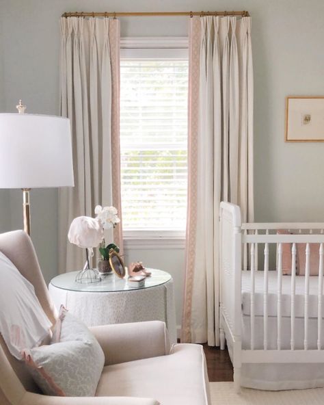 Sarah Catherine Design on Instagram: “It’s all in the D E T A I L S 👉🏻 #sarahcatherinedesign” Crib In Front Of Window, Lilly Nursery, House Flipping Ideas, Baby Weeks, Blush Nursery, Toddler Nursery, Small Nursery, Southern Cottage, House Flipping