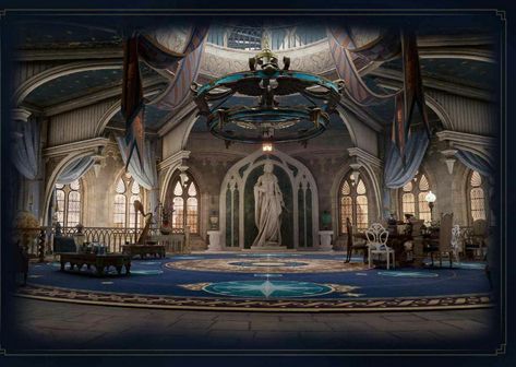 Ravenclaw Bedroom, Ravenclaw Room, Hogwarts Common Rooms, Hogwarts Interior, Room Aesthetic Dark, Ravenclaw Common Room, Harry Potter Girl, Ravenclaw Aesthetic, Harry Potter Background