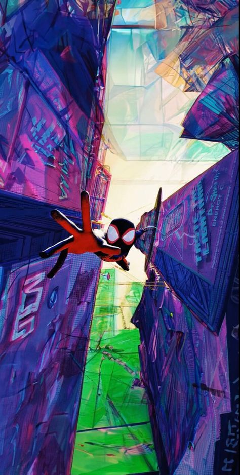 Across The Spider Verse Wallpaper, Spider Verse Wallpaper, Spiderman And Spider Gwen, Miles Spiderman, Image Spiderman, Best Wallpaper Hd, Miles Morales Spiderman, Across The Spider Verse, Spider Art