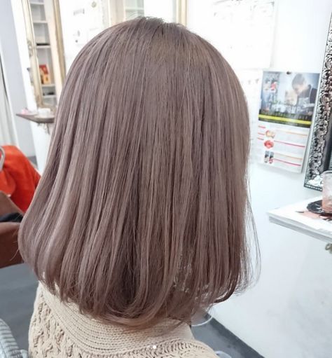 Tea Blonde Hair, Milk Tea Hair Color Asian, Milk Tea Blonde Hair, Milk Tea Blonde, Liese Bubble Hair Color, Tea Hair Color, Milk Tea Hair Color, Blonde Hair Ombre, Ashy Hair