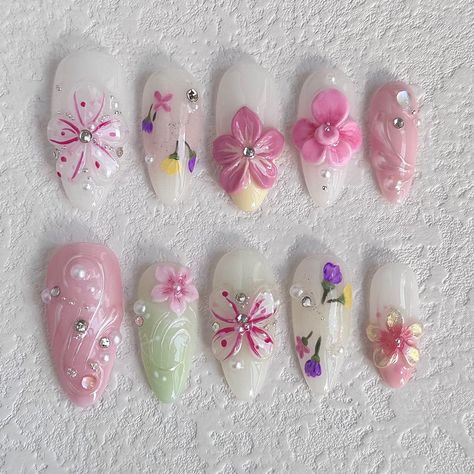 New styles continue🤩🤩 Be yourself in autumn🍂 We have recently developed some new autumn products, which are very cost-effective. These new products are only $66for3🎉 Not much stock, delivery is fast It is now being gradually put on the shelves, so stay tuned！ #nails #nailart #nailsofinstagram #gelx #beauty #nail #gelnail #nailsoftheday #nailsonfleek #nailsinstagram #nailsart #nailstyle #instanails #naildesign#naildesigns #pinterestnails #nailsdesign #nailpolish #apresgelx #gel #nailtech #nail... Floral Nails Wedding, Purple Nails Flower, Wedding Nails Chrome, Gel Nails Floral, Nail For Birthday, Purple Floral Nails, Nail Unique, Chrome Almond, Dreamy Nail