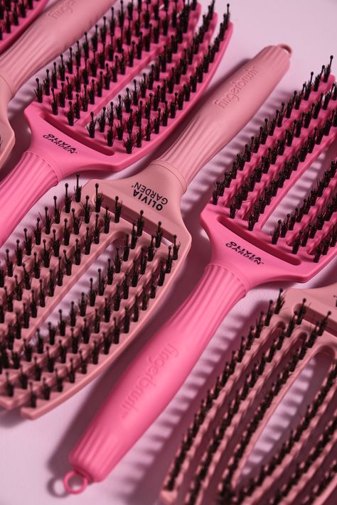 Bubble Pink & Soft Pink are the new colours of our Think Pink Fingerbrush🩷  Which one is your fav?  .⁠ .⁠ .⁠ #oliviagarden #oliviagardeneu #fingerbrush #letstalkaboutboobs #eternalselflove #sorority #donation #hairbrush #selftestisselfcare #hairbrushes #hairdresser #hairdressing #hair #behindthechair #octobrerose #pinkmonth #breastcancerawarenessmonth #selftest #selfcare #thinkpink #breastcancer Pink Hairdresser Aesthetic, Pink Hairstylist Aesthetic, Hairdresser Aesthetic, Pink Hairbrush, Hairstylist Aesthetic, Olivia Garden, Behind The Chair, Think Pink, Which One Are You