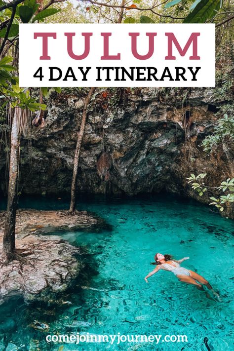 Tulum Mexico Itinerary, Cancun Itinerary, Tulum Itinerary, Tulum Mexico Beach, Cenotes Tulum, Tulum Vacation, Beach Vacation Spots, Mexico Itinerary, Tulum Travel Guide