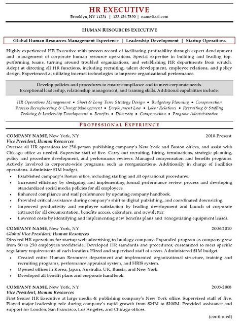 Resume Sample - Human Resources Executive Page 1 Human Resources Quotes, Human Resources Infographic, Hr Executive, Recruiter Resume, Human Resources Resume, Hr Resume, Functional Resume Template, Internship Resume, Resume Objective Statement