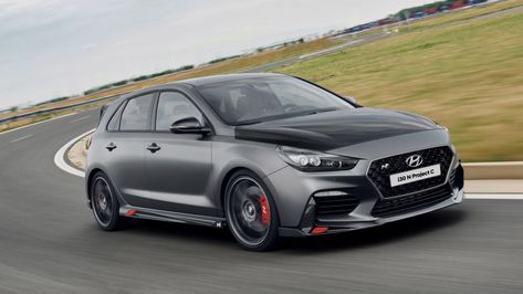 Hyundai i30 N Project C is a lighter carbon-fibered hot hatch for Europe I30 N Line, Accent Hatchback, Grey Car, Hyundai Motor, Hyundai I30, New Hyundai, Volkswagen Golf Gti, Grey Exterior, Hyundai Veloster