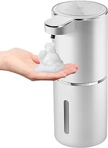 Gotofine Automatic Foaming Soap Dispenser,4-Level Adjustable Foam, Wall Mount Soap Dispenser,USB Rechargeable,12.8oz/ 380ml,Touchless Hand & Dish Soap Dispenser for Bathroom, Kitchen,Hotel, Restaurant Hand And Dish Soap Dispenser, Foaming Soap Dispenser, Soap Dispenser Wall, Wall Mounted Soap Dispenser, Lotion Containers, Foaming Soap, Foam Soap Dispenser, Automatic Soap Dispenser, Soap Pump Dispenser