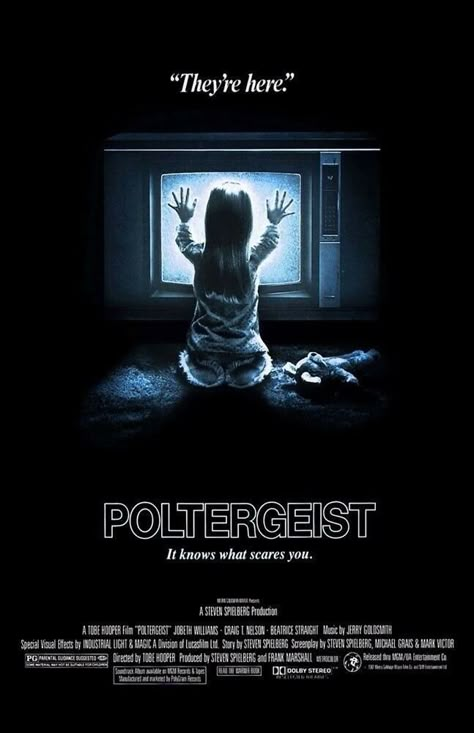 Poltergeist Movie, Poltergeist 1982, 80s Horror, Best Horror Movies, Horror Posters, Horror Movie Art, Classic Horror Movies, Cinema Posters, Movies Posters