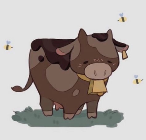 Chocolate Cow, Choose Your Fighter, Cow Drawing, Cow Art, Animal Sketches, Cute Cows, Gay Art, Cute Animal Drawings, Animated Characters