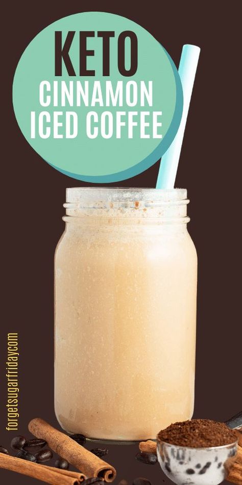 Keto Vanilla Cinnamon Iced Coffee is just as delicious as it looks and sounds! This refreshing keto iced coffee drink is blended to perfection with the delicious flavors of vanilla and cinnamon. It has 36g fat per glass, so it will keep you full all morning long! Keto Iced Coffee Recipes At Home, Keto Coffee Smoothie Recipes, Keto Frappe Recipe, Iced Coffee With Creamer, Sugar Free Iced Coffee Recipe, Keto Iced Coffee Recipe, Cinnamon Iced Coffee, Sugar Free Iced Coffee, Keto Coffee Recipes