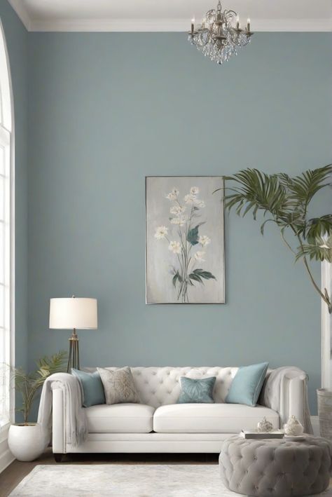 1. Silvermist wall paint
2. Living room decor
3. Trendy home design
4. SW 7621 Silvermist Silvermist Sherwin Williams Bathroom, Sonic Silver Behr Paint Living Room, Sherwin Williams Silver Lake Paint, Silvermist Sherwin Williams, Sherwin Williams Silvermist Bathroom, Sherwin Williams Silvermist Coordinating Colors, Living Room 2024, Workspace Ideas, Living Room Renovation