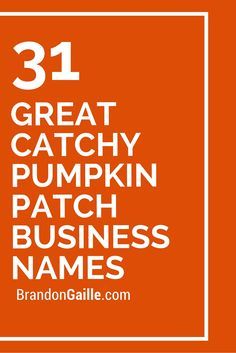 31 Great Catchy Pumpkin Patch Business Names Fall Festival Names, How To Start A Pumpkin Patch Business, Starting A Pumpkin Patch Business, Pumpkin Names, Starting A Pumpkin Patch, Pumpkin Patch Name Craft, Pumpkin Patch Names Preschool, Pumpkin Patch Sayings Quotes, Pumpkins With Names On Them