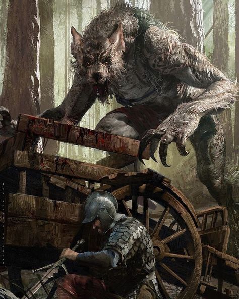 Witcher Wallpaper, Creature Fantasy, Witcher Art, Art Noir, Werewolf Art, Vampires And Werewolves, 다크 판타지, Fantasy Monster, Mythical Creatures Art