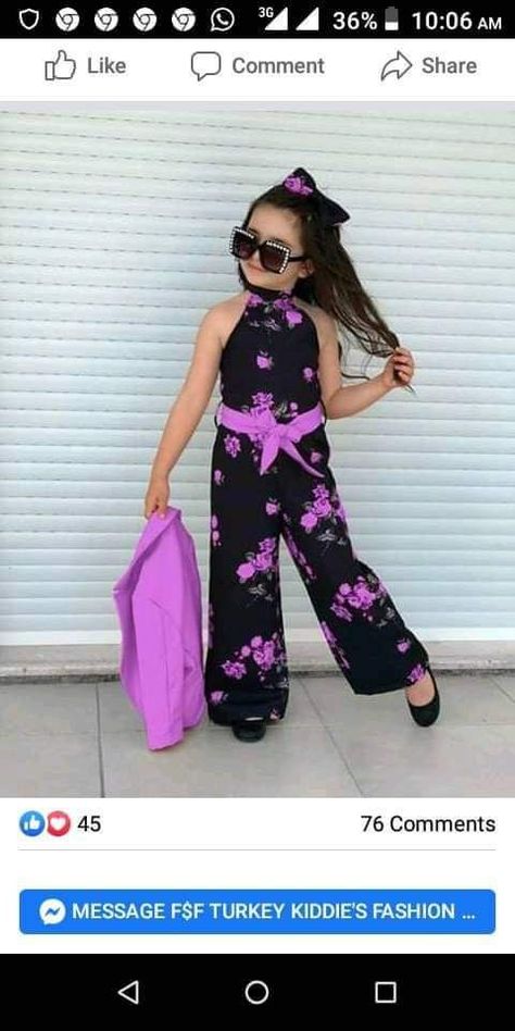 Ankara Bubu Gown Styles, Jumpsuit Belt, Ankara Styles For Kids, Girls Party Wear, 2piece Outfits, African Dresses For Kids, Jumpsuit For Kids