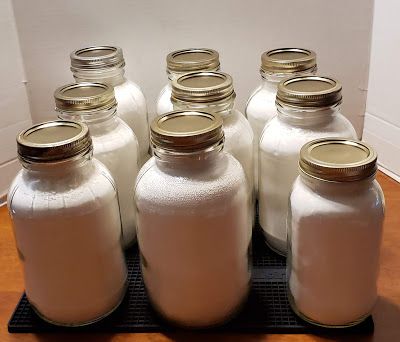 A Working Pantry: 30 Day Preserving Challenge: Day 21 ... Preserving Flour How To Can Flour, Dry Canning Flour, Canning Flour In The Oven, Canning Flour, Preserving Flour Long Term, Decarboxylation In Oven Mason Jar, Storing Flour Long Term, How To Store Flour, How To Sift Flour Without A Sifter