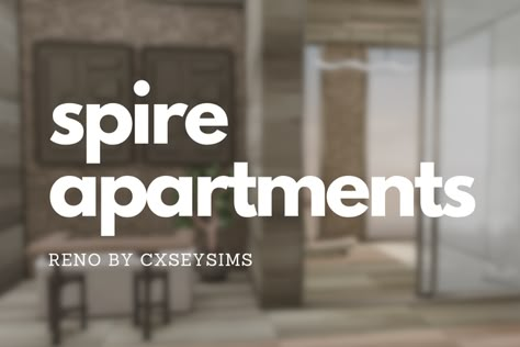 Spire Apartments Reno 🖤 | Patreon University Sims 4, Sims 4 Neighborhood, Apartment Sims 4, Sims 4 Penthouse, Sims 4 Houses Cc, Penthouse Modern, Neighborhood Design, Houses Sims 4, Apartment Pool