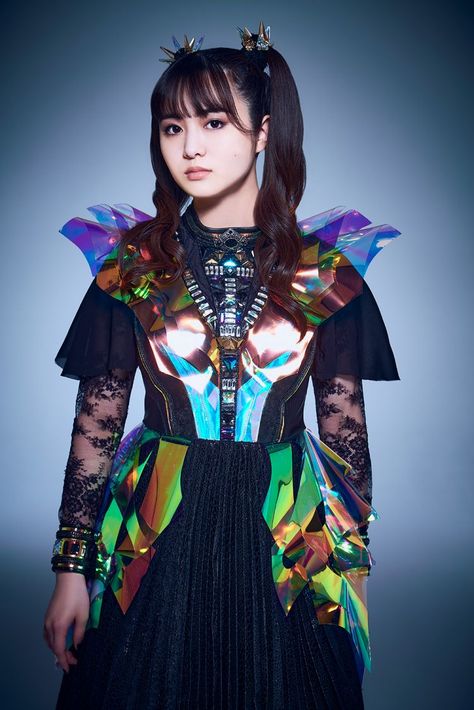 #babymetal #metal #jpop #japanesemusic #music #japan #metal #sumetal #moametal #momometal #metal #rock #kawaii #aesthetic Female Artists Music, Babymetal Moametal, Metal Outfit, Moa Kikuchi, La Baby, Lifestyle Articles, Rock Baby, I'm With The Band, Stage Costume