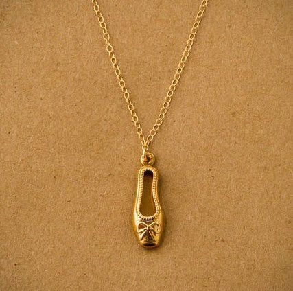 Ballet Necklace, Ballet Jewelry, Slide Box, Birthstone Charm Necklace, Pointe Shoe, Ballet Shoe, Dance Jewelry, Pointe Shoes, Ballet Slippers