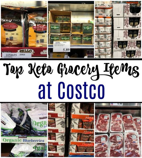 Top Keto Grocery Items at Costco - This is so helpful! Kasey Trenum, Keto Shopping List, Keto Grocery List, Keto Taco, Organic Blueberries, Grocery Items, Keto Food, Low Carb Chicken, Keto Chicken