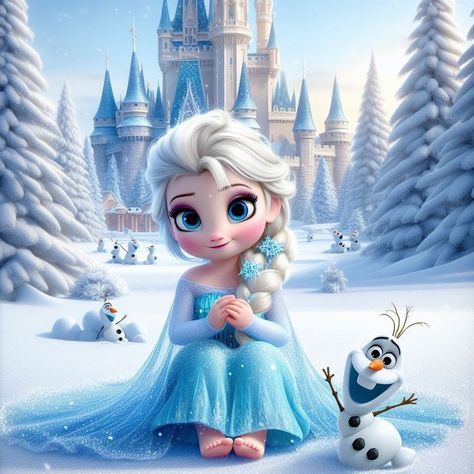 Frozen Pictures Disney, Frozen Wallpaper Hd, Elsa Frozen Pictures, Elsa Wallpaper, Elsa Baby, Disney Characters As Humans, Frozen Background, Princess Anna Frozen, Elsa Pictures