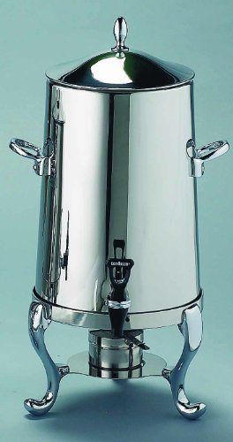 Elegance Silver 89851 Stainless Steel Coffee Urn, 55 Cup - http://teacoffeestore.com/elegance-silver-89851-stainless-steel-coffee-urn-55-cup/ Coffee Urn, Beverage Dispensers, Coffee Store, Healthy Coffee, Coffee Brewer, Food Displays, Filter Coffee, Great Coffee, Soda Pop