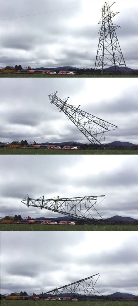 Redundant electricity towers being removed from Cairngorms, Scotland Cairngorms Scotland, Tower Falling, Postmodernism, Scotland, Tower, Electricity, Quick Saves