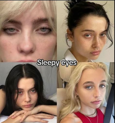 Sleepy eyes type Eyes Type, Moroccan Aesthetic, Types Of Eyes, The Moon Is Beautiful, Sleepy Eyes, Aesthetic Eyes, Beauty Standards, Healthy Skin Care, Pretty Eyes