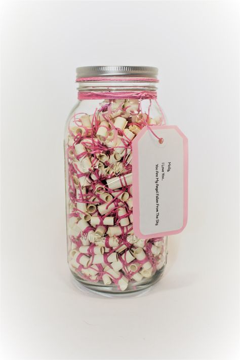 Excited to share the latest addition to my #etsy shop: 365 Message Filled 64oz Mason Jar Mothers Day https://etsy.me/2PqnhKV 365 Jar, Happy Jar, Romantic Anniversary Gifts, Love Jar, Unique Anniversary Gifts, Mason Jar Crafts Diy, Dana Point, Glass Mason Jars, Diy Gifts For Boyfriend