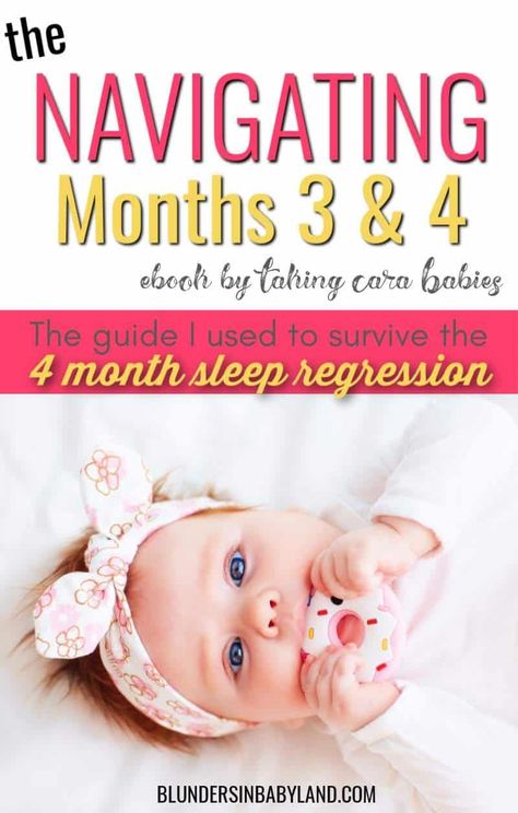 If your baby is around 4 months old and still not sleeping through the night (or going through the 4 month sleep regression) the Taking Cara Babies Navigating Months 3 & 4 can help! I've read this ebook three times! It helped eliminate night wakings, get my baby back to sleep, and offers great tips for the 4 month sleep regression #sleepbabysleep #babysleeptraining Taking Cara Babies 4 Month Schedule, Taking Cara Babies 3 Month Schedule, 4 Month Old Sleep, Childcare Tips, 4 Month Sleep Regression, Taking Cara Babies, Working Mom Schedule, Baby Whisperer, Sleep Book