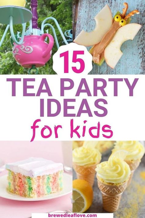 Kids Tea Party Ideas, Tea Party Ideas For Kids, Tea Party Snacks, Girls Tea Party Birthday, Toddler Tea Party, Princess Tea Party Birthday, Tea Party Activities, Tea Party Crafts, Afternoon Tea At Home