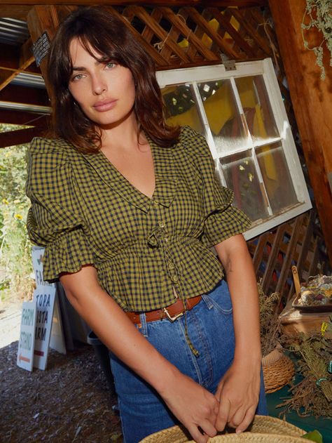 Alyssa Miller, Tiered Sleeve, Nation Ltd, Get Better, Work Outfits, Empire Waist, Spring Outfits, Work Outfit, Peplum Top