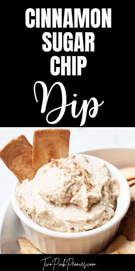 This easy Dip for Cinnamon Sugar Chips is a great way to enjoy one of your favorite chips. It is a wonderful dip to make for parties too! It is a super easy to make dessert dip. Dip For Cinnamon Sugar Pretzels, Cream Cheese Dip For Cinnamon Pretzels, Cinnamon Chip Dip, Dips To Go With Cinnamon Chips, Dip For Cinnamon Pita Chips, Sweet Cream Cheese Dip For Pretzels, Cinnamon Pita Chips And Dip, Chip And Dip Party Tray Ideas, Tortilla Chip Dessert