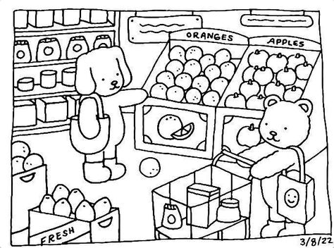 Bobbie Goods Coloring Pages, Bobbie Goods Coloring, Modele Zentangle, Bobbie Goods, Kitty Coloring, Bear Coloring Pages, Detailed Coloring Pages, Hello Kitty Coloring, Easy Coloring Pages