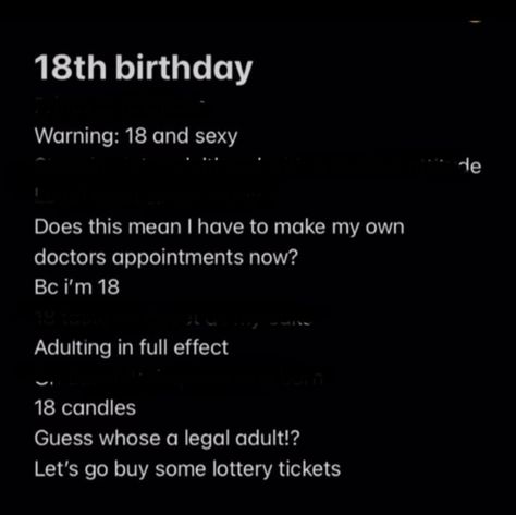 18th Birthday Captions, Birthday Pic, Birthday Captions, Lottery Tickets, Doctor Appointment, 18th Birthday Party, Instagram Quotes Captions, Instagram Quotes, 18th Birthday