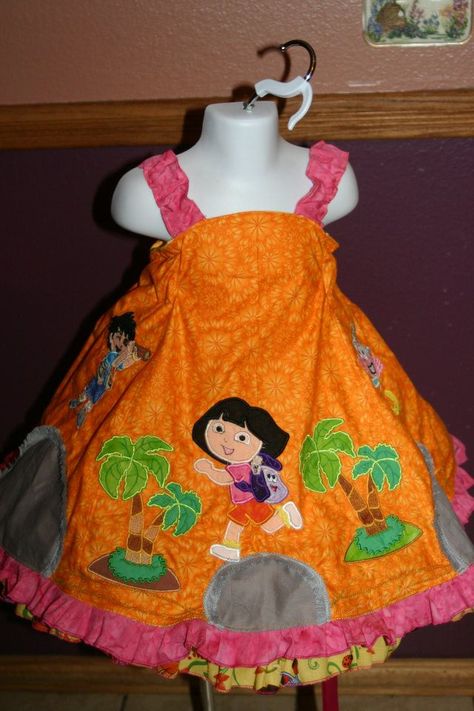 Dora Dress Dora Clothes, Dora Dress, Cute Fits, Lookbook, Girls Dresses, Summer Dresses, Iphone, Disney, Dresses