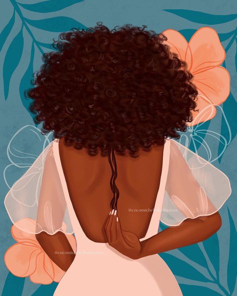 Afro Painting, Art Black Love, Natural Hair Art, Black Couple Art, Hair Porosity, Black Art Painting, Afrocentric Art, Afro Girl, Painting Of Girl