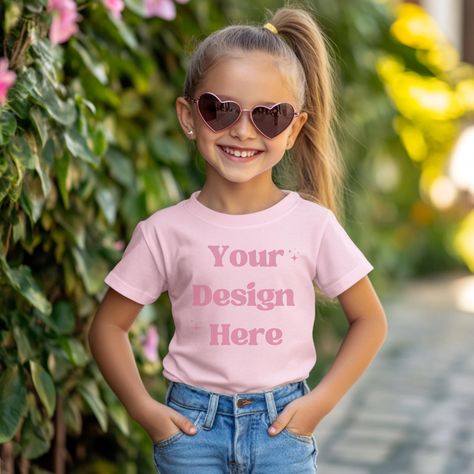 Tee Mockup, T Shirt Mockup, Pink T Shirt, Using Canva, Tshirt Mockup, Shirt Mockup, Life Design, Creative Direction, Be Free