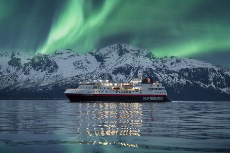 Northern Lights Cruise, Northern Lights Viewing, Promotion Party, The Aurora Borealis, Family Beach Trip, Alesund, Norway Travel, See The Northern Lights, Win A Trip