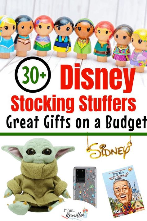 Over 30 budget-friendly Christmas stocking stuffers inspired by Disney for all ages! Make the holidays more magical with these reasonably priced Disney gifts for kids and adults. These stocking stuffer ideas are a good mix of fun and practicality! Perfect for Disney at home! #StockingStuffers #Christmas #HolidayGifts #GiftGuide | Gift Guide Disney Gifts For Kids, Disney Stocking, Disney Stocking Stuffers, Disney Christmas Stockings, Disney At Home, Disney Board, Stocking Stuffer Ideas, Disney Mom, Stocking Stuffers For Kids