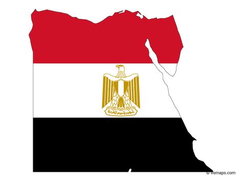 Flag Map of Egypt | Free Vector Maps Egypt Map Outline, Map Of Egypt, Saudi Flag, Egypt Country, Egyptian Flag, Suits Harvey, Map Logo, Egypt Flag, Egypt Map