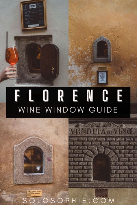 Florence Wine Window Map, Florence Wine Window, Wine Windows Florence, What To Do In Florence Italy, Wine Window, One Day In Florence, Italy Trip Planning, Florence Italy Travel, Florence Travel