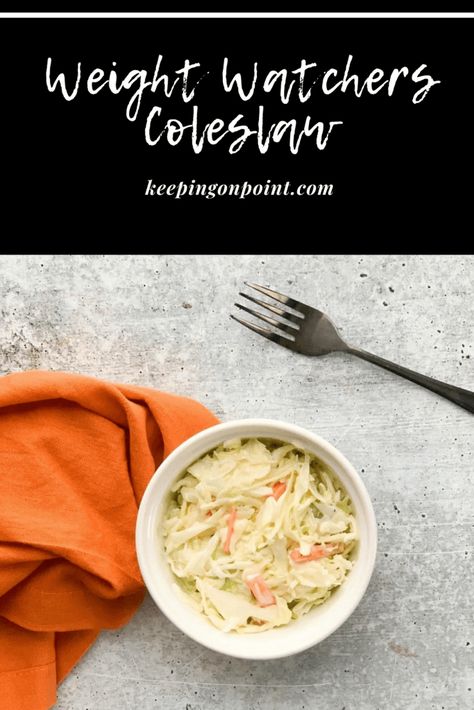 Coleslaw – Weight Watchers Weight Watchers Coleslaw, Keeping On Point, Greek Orzo Salad, Pulled Pork Sandwiches, Pork Sandwiches, Fried Green Beans, Ranch Pasta Salad, Ranch Pasta, Points Recipes