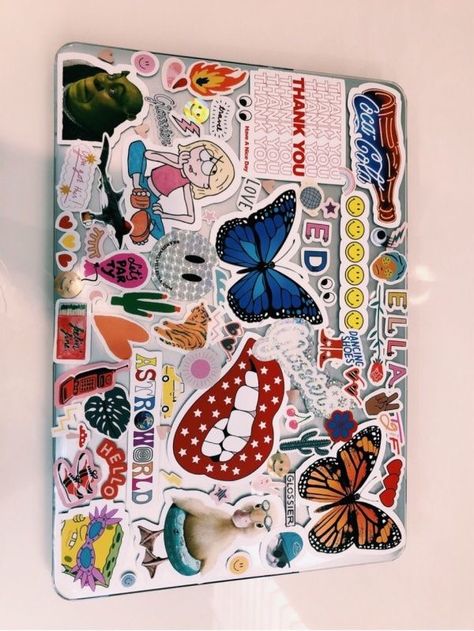 Macbook Cover Stickers, Mac Book Cover, Macbook Case Stickers, Macbook Air Stickers, Mac Stickers, Laptop Case Stickers, Laptop Decoration, Macbook Covers, Cute Laptop Stickers