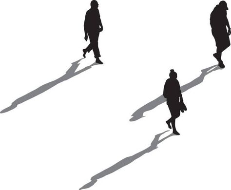 People From Above, Walking Silhouette, Person Walking, Walking People, Person Drawing, Draw People, App Icon Design, Top Down, Top View