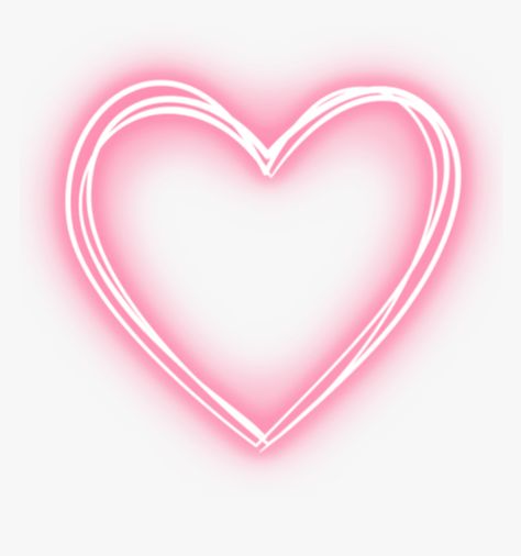 Glowing App Icon, Neon Pink Heart, Heart App, Neon Png, Love Pink Wallpaper, Floral Cards Design, Heart Banner, Heart Outline, Heart Template