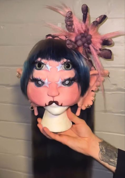 #portals #melanie #melaniemartinez #littlebodybigheart #manchester Melanie Martinez Portals Hair, Mel Cosplay, Portals Makeup, Melanie Martinez Portals Mask, Melanie Martinez Mask, Melanie Portals, Melanie Martinez Merch, Portals Tour, Melanie Martinez Portals