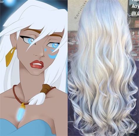 FORMULA: Kida Inspired ICE White - Hair Color - Modern Salon Color Formulations, Kenra Color, Going Blonde, White Hair Color, White Blonde Hair, Luscious Hair, Icy Blonde, Ash Blonde Hair, White Blonde